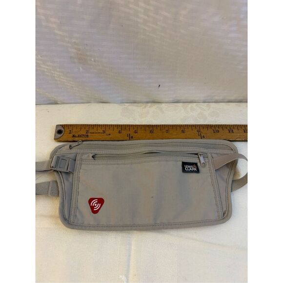 Lewis N Clark Fanny pack waist bag 2 zippers adjustable belt 11x5” packable mone - Picture 5 of 10